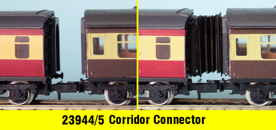 Corridor Connectors BR Mk1 coach n gauge