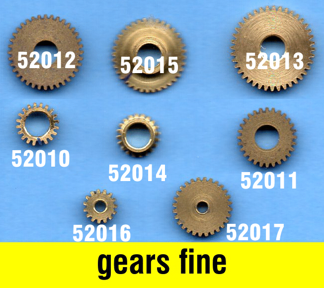 gears for n gauge loco chassis building fine