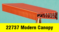 Modern Station Canopy N gauge