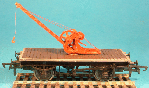OO light crane for railway use